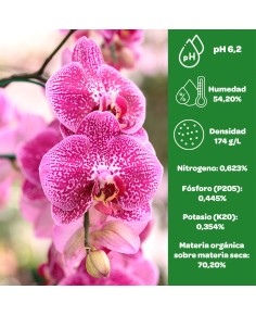 Sustrato especial orquídea. 5 Litros. Naturplant.